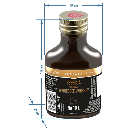 Esență cu aromă de Tennessee whiskey pentru 10 L - 100 ml - 6