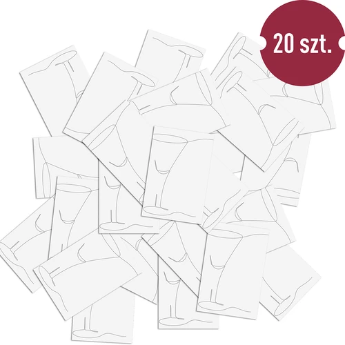 Etichete autocolante 60 x 90 mm pentru sticle, lichior, alcool, vodcă - 20 buc. - 4