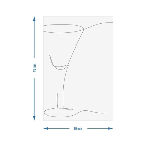 Etichete autocolante 60 x 90 mm pentru sticle, lichior, alcool, vodcă - 20 buc. - 3
