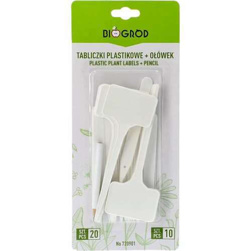 Etichete pentru descrierea plantelor + creion mix 10+20 buc. - 4