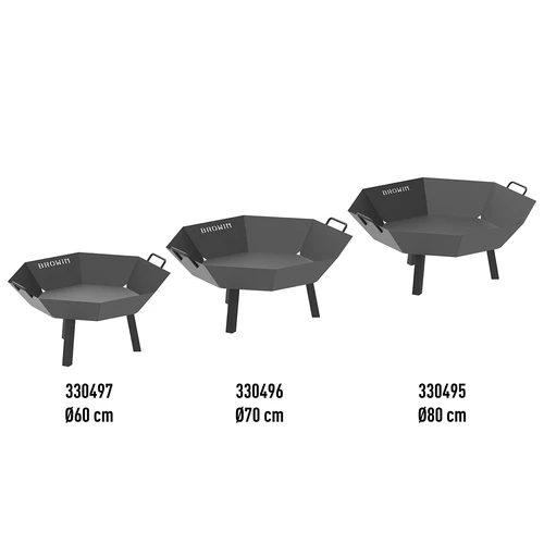 Focar de grădină ø 60 cm - stil loft - 21