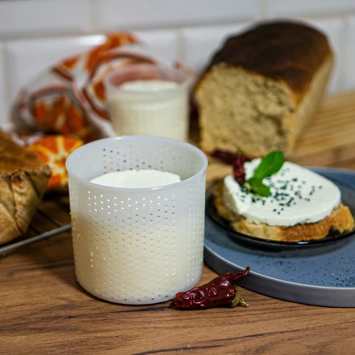 Formă de brânză rotundă Ø 10 x 9,5 cm pentru 300 g - 2