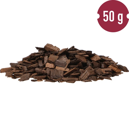 Fulgii de stejar intens prăjiți pentru aromatizarea alcoolurilor (whisky, bourbon, brandy, coniac, bere), 50 g - 4