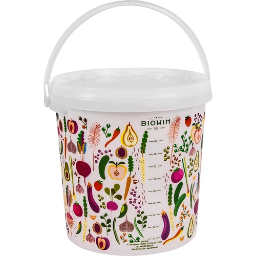 Găleată alimentară cu capac 10 L - legume