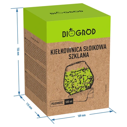 Germinator de borcan Twist-off + 5 pachete de semințe - 7