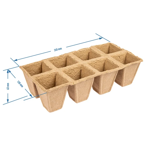 Ghivece de hârtie 6 x 6 x 6, set de 5 buc. - 4