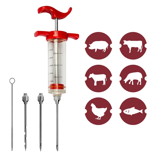 Injectoare 30ml + 3 ace + perie de curățare - 8