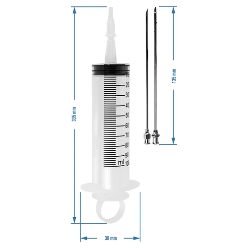 Injector 100 ml + 2 ace - 10