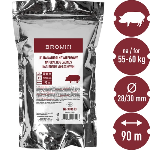 Intestine naturale de porc 28/30, 90m - 3