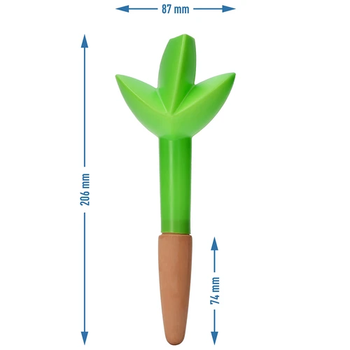 Irigator pentru plante – frunză verde cu picior ceramic, 120 ml - 5