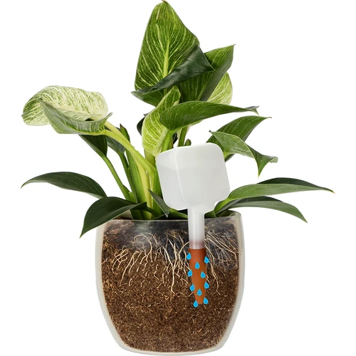 Irigator pentru plante - plăcuță albă cu picior ceramic, 200 ml - 6