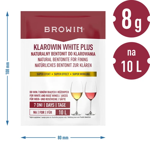 Klarowin White Plus - agent de limpezire 8 g - 5