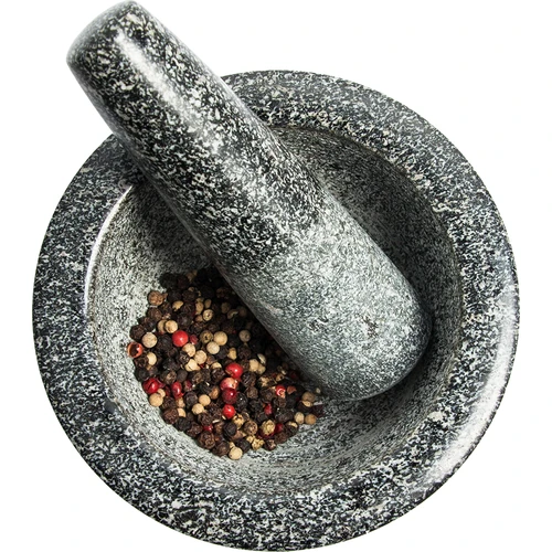 Mojar de bucătărie din granit cu pistil - 2