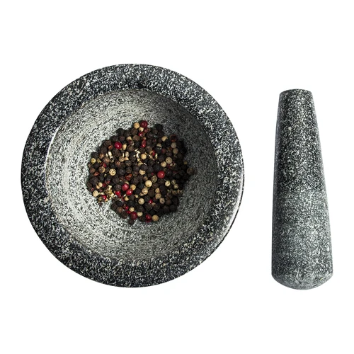 Mojar de bucătărie din granit cu pistil - 3