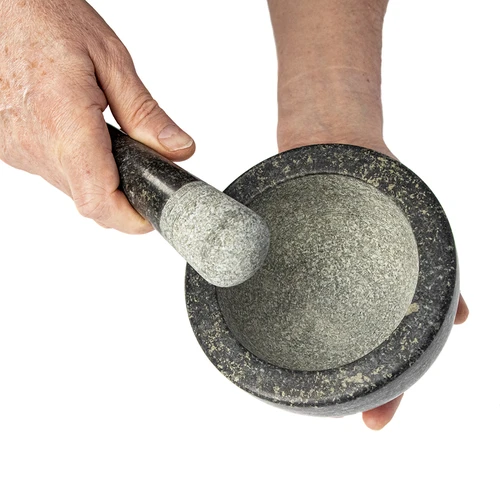 Mojar de bucătărie din granit cu pistil - 6