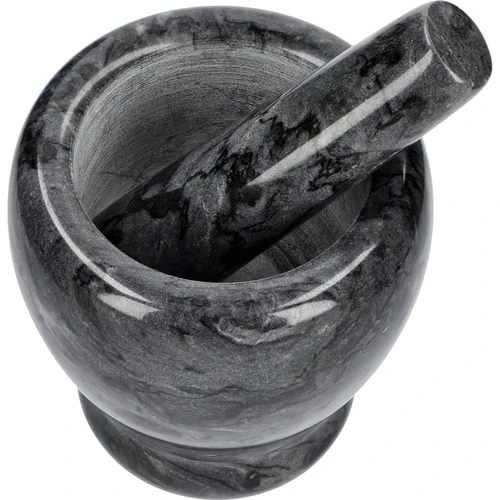 Mojar de bucătărie din marmură, negru, fi 10,5 cm - 2