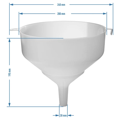 Pâlnie din plastic fi20cm - 2