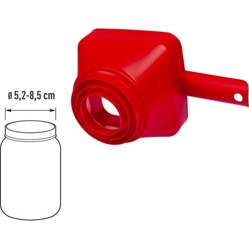 Pâlnie din plastic Kwadratura Koła, fi 52-85 mm - 3