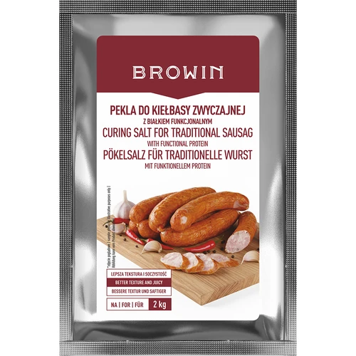 Peklosól - amestec pentru saramură pentru cârnați obișnuiți, cu proteină funcțională, 64g