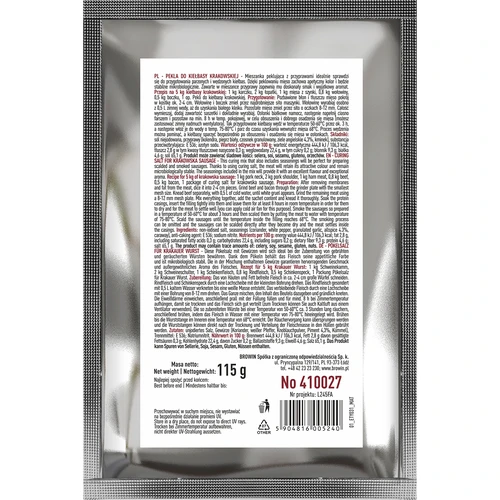 Peklosól Pekla pentru cârnați cracovieni - 115 g - 2