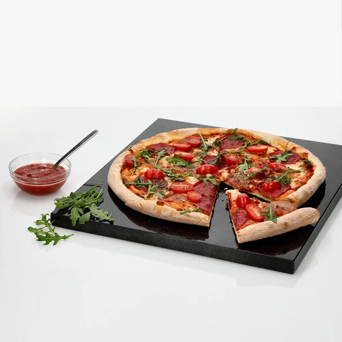 Piatră de pizza din granit dreptunghiulară 37 x 35 cm - 6
