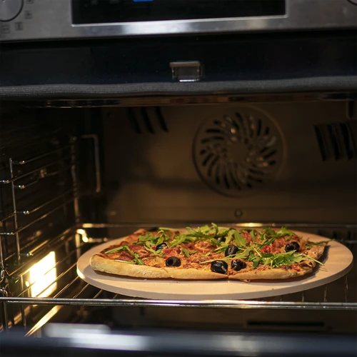 Piatră de pizza rotundă, realizată din cordierit, diametru 33 cm - 11