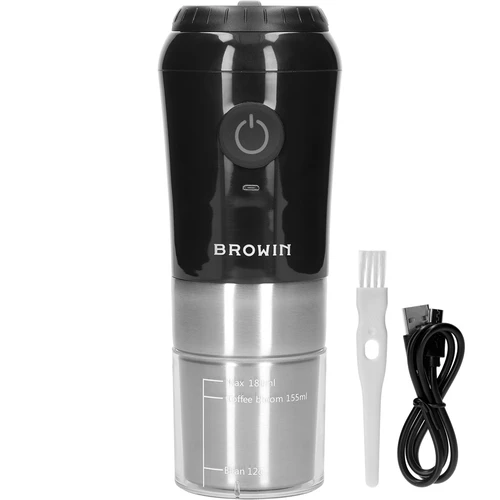 Râșniță de cafea - electrică, cu pietre, cu infuzor și cană - 2