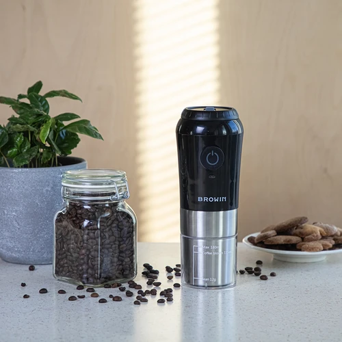 Râșniță de cafea - electrică, cu pietre, cu infuzor și cană - 14