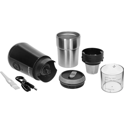 Râșniță de cafea - electrică, cu pietre, cu infuzor și cană - 5