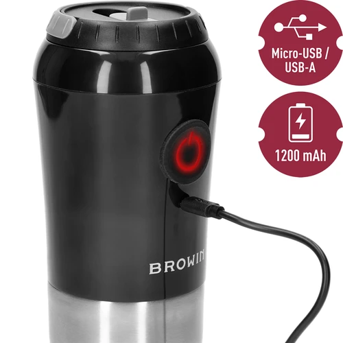 Râșniță de cafea - electrică, cu pietre, cu infuzor și cană - 10