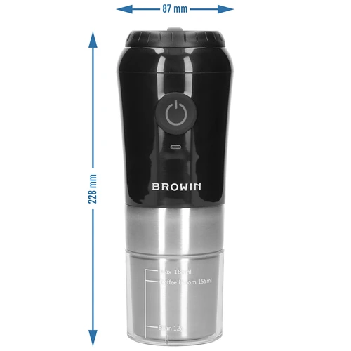 Râșniță de cafea - electrică, cu pietre, cu infuzor și cană - 13