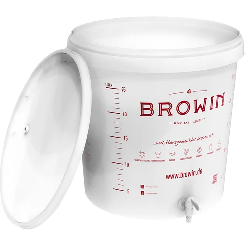 Recipient de fermentare 30L cu capac și robinet DE - 3
