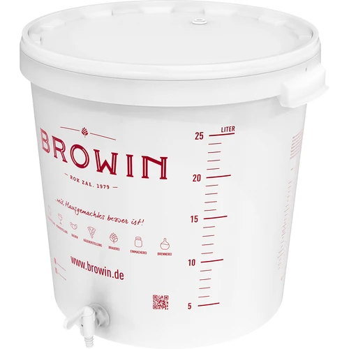 Recipient de fermentare 30L cu capac și robinet DE - 14
