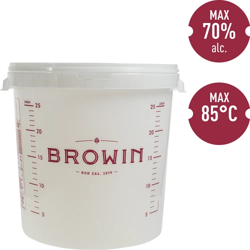 Recipient de fermentare cu capac 30 L - 5