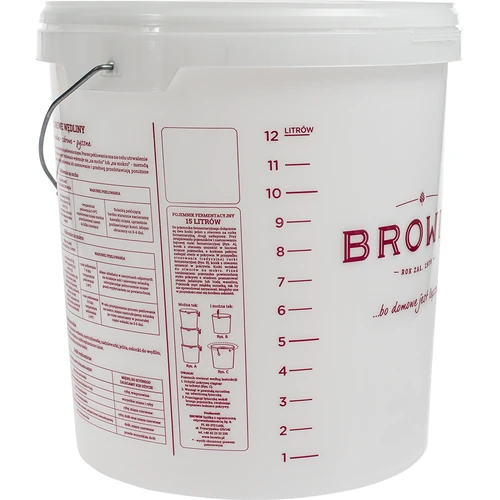 Recipient de fermentare - imprimat, capac, 15 L - 4