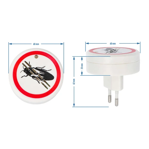 Repelent cu ultrasunete pentru insecte - pentru uz casnic - 6