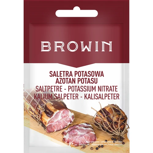 Salpetru de potasiu pentru sărarea cărnii, 20 g