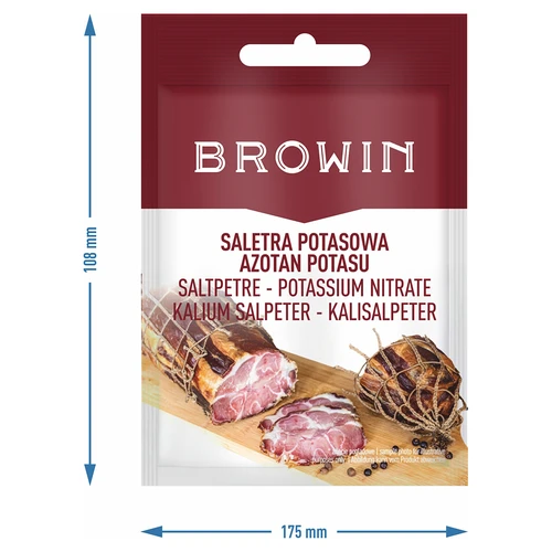Salpetru de potasiu pentru sărarea cărnii, 20 g - 7