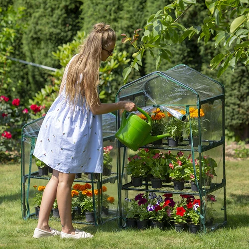 Seră de balcon cu 3 rafturi - 5