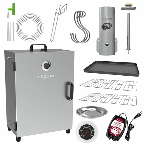 Set afumătoare electrică cu generator de fum