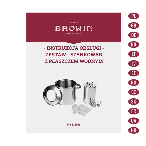 Set cu mantă de apă - șuncar 1,5 kg + oală - 13