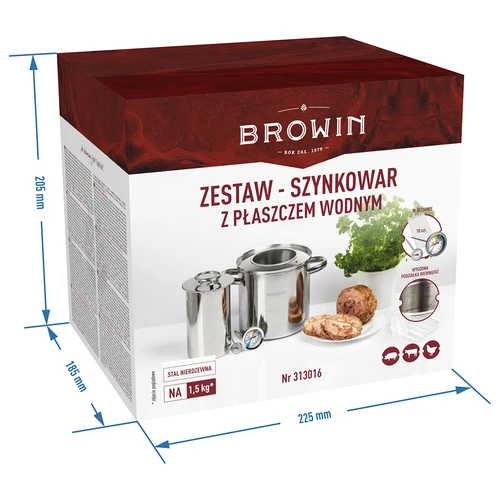 Set cu manta de apă – șuncar 1,5 kg + oală - 16