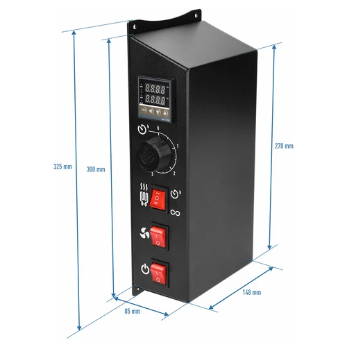 Set de module electrice cu controler digital - dragON 1,5 kW, pentru afumătoare de grădină - 10