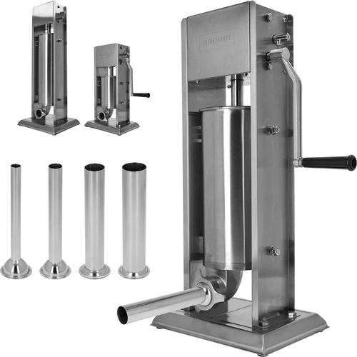 Set de pâlnii din oțel inoxidabil pentru umplutori verticale Browin de 3, 5, 7 L, 4 buc. - 3