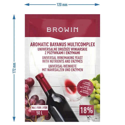 Set de pornire Aromatic Bayanus Multicomplex pentru vin, 40 g - 4