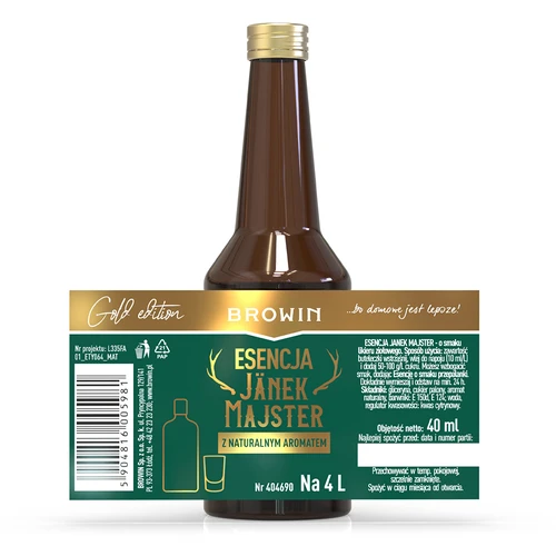 Set esențe Jänek Majster 40 ml + Przepalanka 40 ml - 6