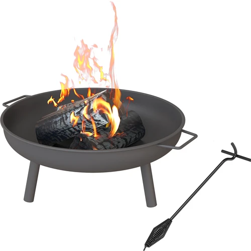Set focar fi 58 cm și cârlig-pogrzebacz pentru ceaun sau capac de oală din fontă - 2