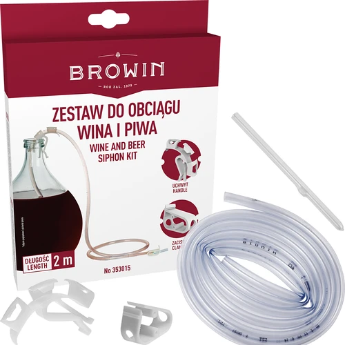 Set pentru decantarea vinului cu suport și clemă - 2