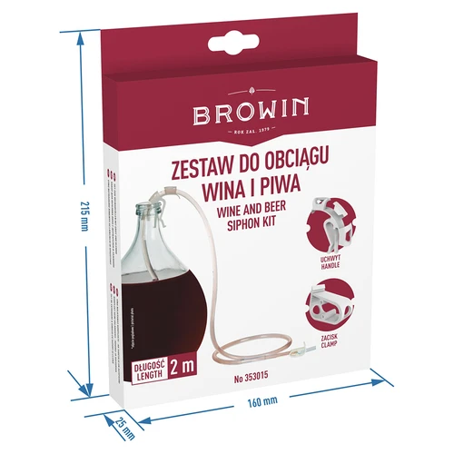 Set pentru decantarea vinului cu suport și clemă - 7