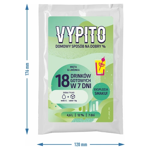 Set pentru petrecere - Vypito Mentă și lime - 5